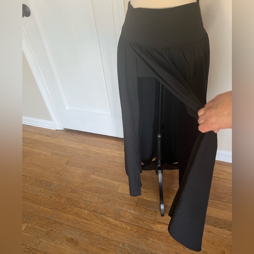 Halara High Waist Split 2 in 1 Flowy Maxi Skirt Skort - Picture 9 of 10